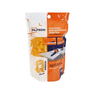 PLiTKOM plytelių lyginimo sistema (jungties plotis 2 mm, 500vnt.)