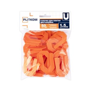 Pasagos formos pleištiniai plytelių tarpikliai 1,5mm PLiTKOM (50vnt)